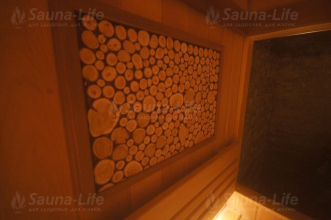 Панно из можжевельника, 600х700 мм.