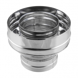 Переход моно-термо Феникс, ⌀250, AISI 304, 0,8 мм, утеплитель 50 мм